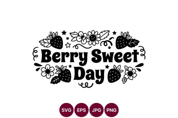 Berry Sweet Day Strawberries Vector Graphics