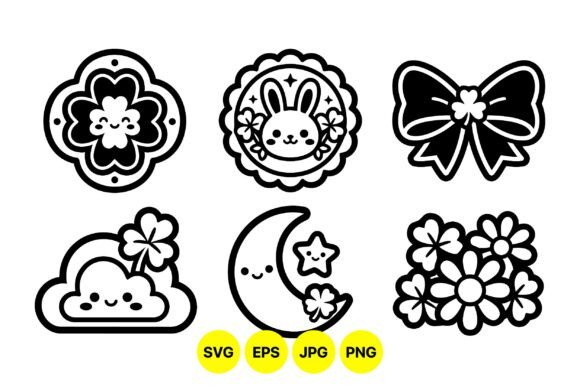 Cute Kawaii SVG Clipart Pack: Graphics for Creative Sellers